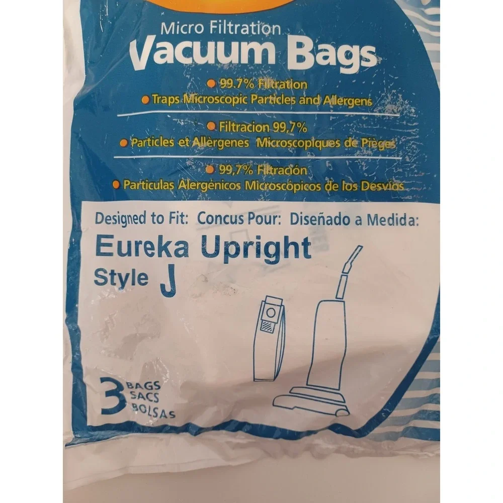Envirocare Micro Filtration Vacuum Bags 1 X Eureka Style J Generic 3 pack